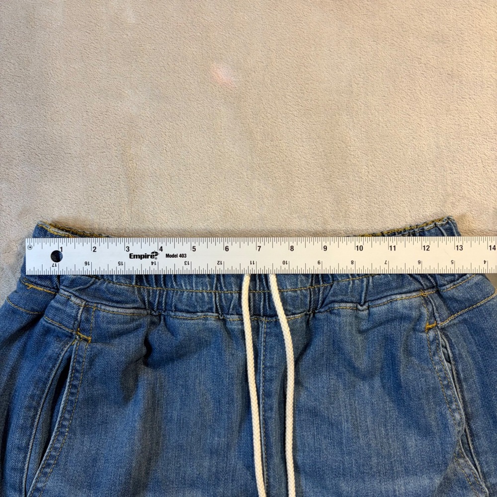 Pilcro Anthropologie Izzie Pull On Barrel Wide Leg Drawstring Jeans Size S - Picture 4 of 10
